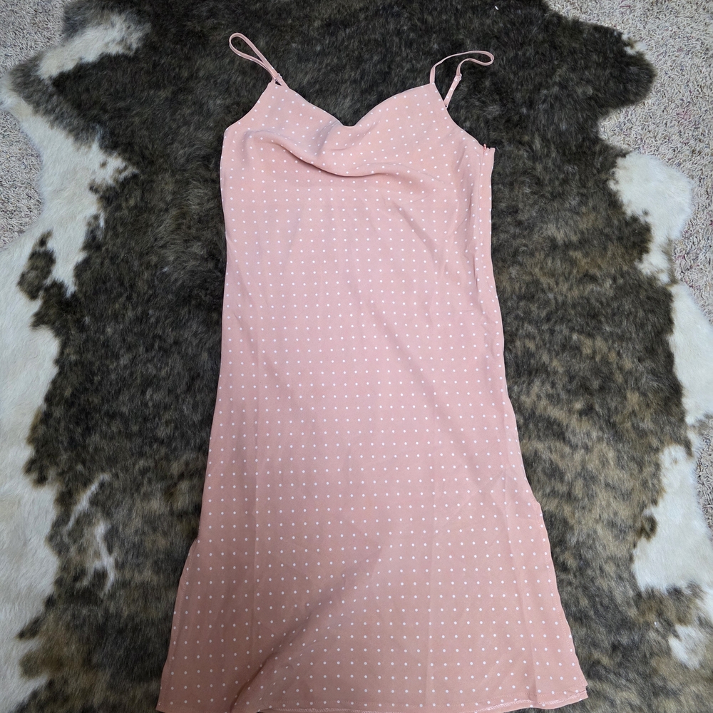 Elegant Pink Midi Dress